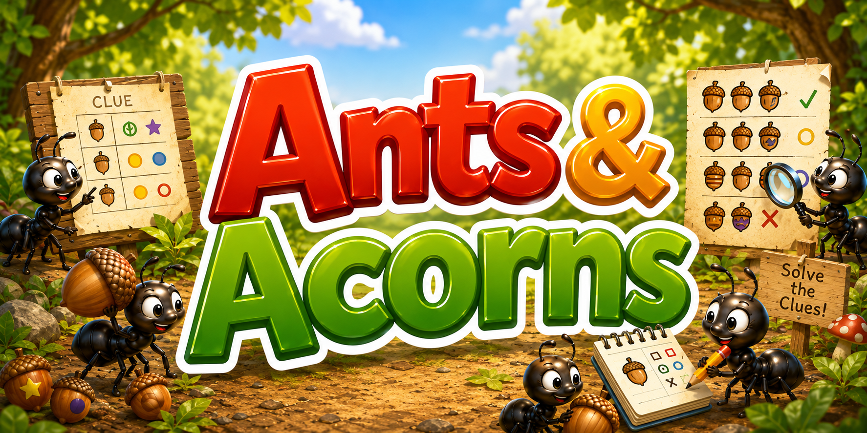 Ants & Acorns Banner